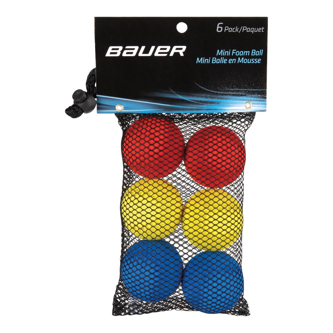 Mini Balles en Mousse Bauer - Paquet de 6