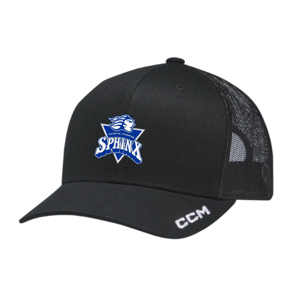 Casquette Snap-back CCM Noir Avec Logo Sphinx Brodé